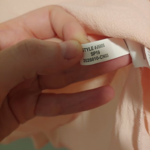 J. Crew Point Sur Blush Pink Drapey Popover Shirt Size XS - Picture 8 of 8